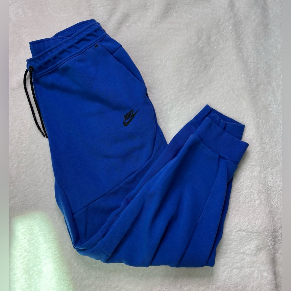 Nike Tech Fleece Sweatpants - Royal Blue, Size L (Men’s)